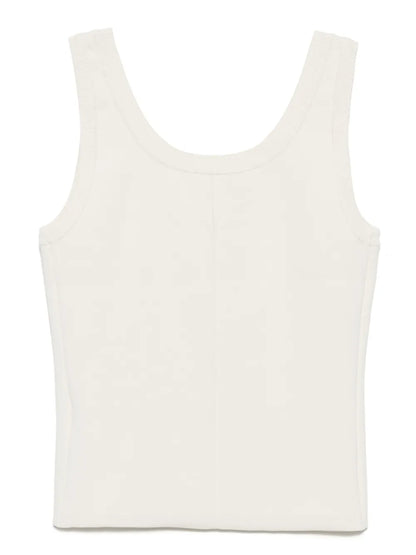 Knitted Scoop-Neck Top