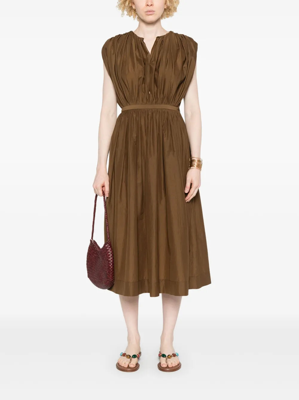 Ruffle Midi Dress