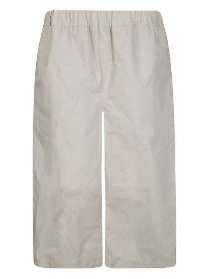 Waxed Poplin Shorts