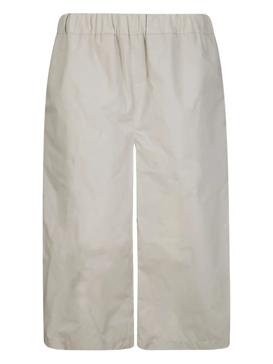 Waxed Poplin Shorts