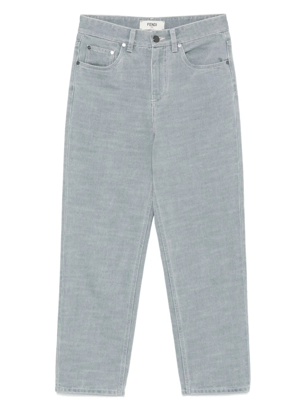Logo-Embossed Jeans