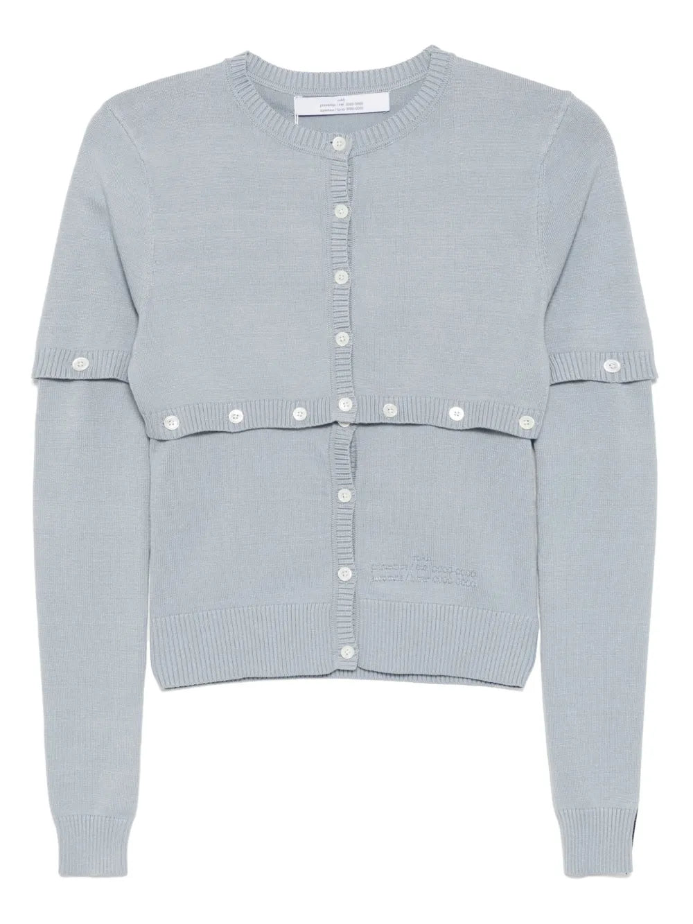 Logo-Embroidered Cardigan