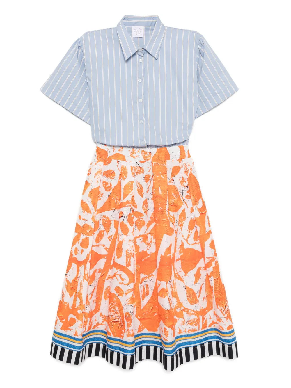 Patched Maxi Dress