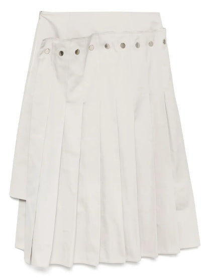 Double-Layered Pleated Skirt