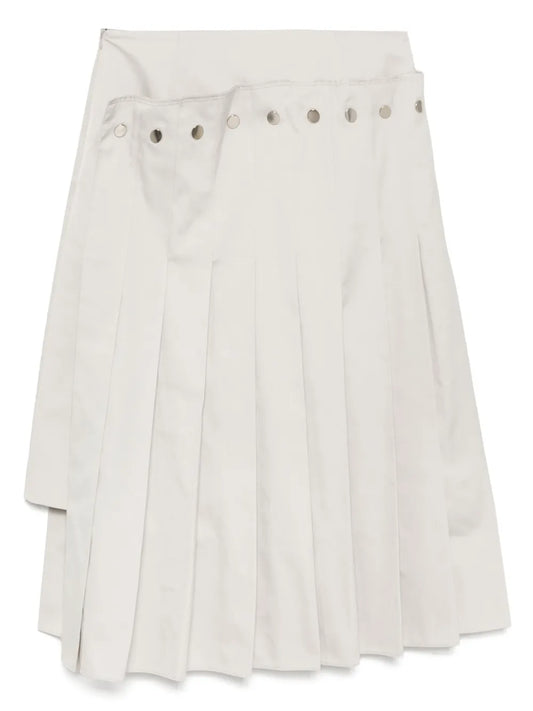 Double-Layered Pleated Skirt
