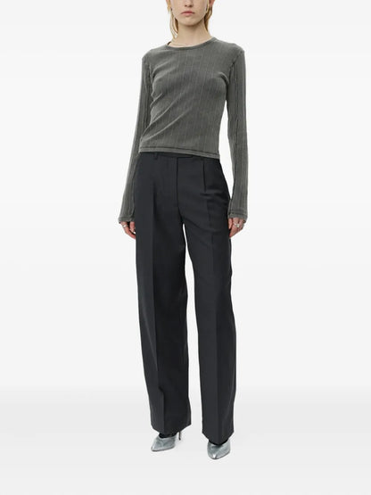 Ribbed-Knit Top