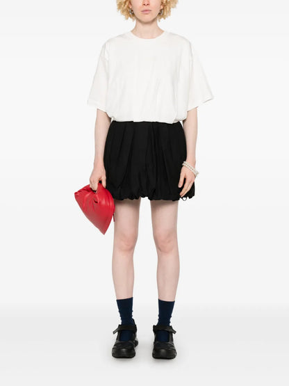 Poplin Balloon Mini Skirt