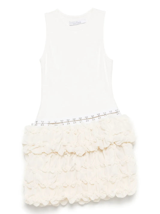 Broken Tulle Sleeveless Dress