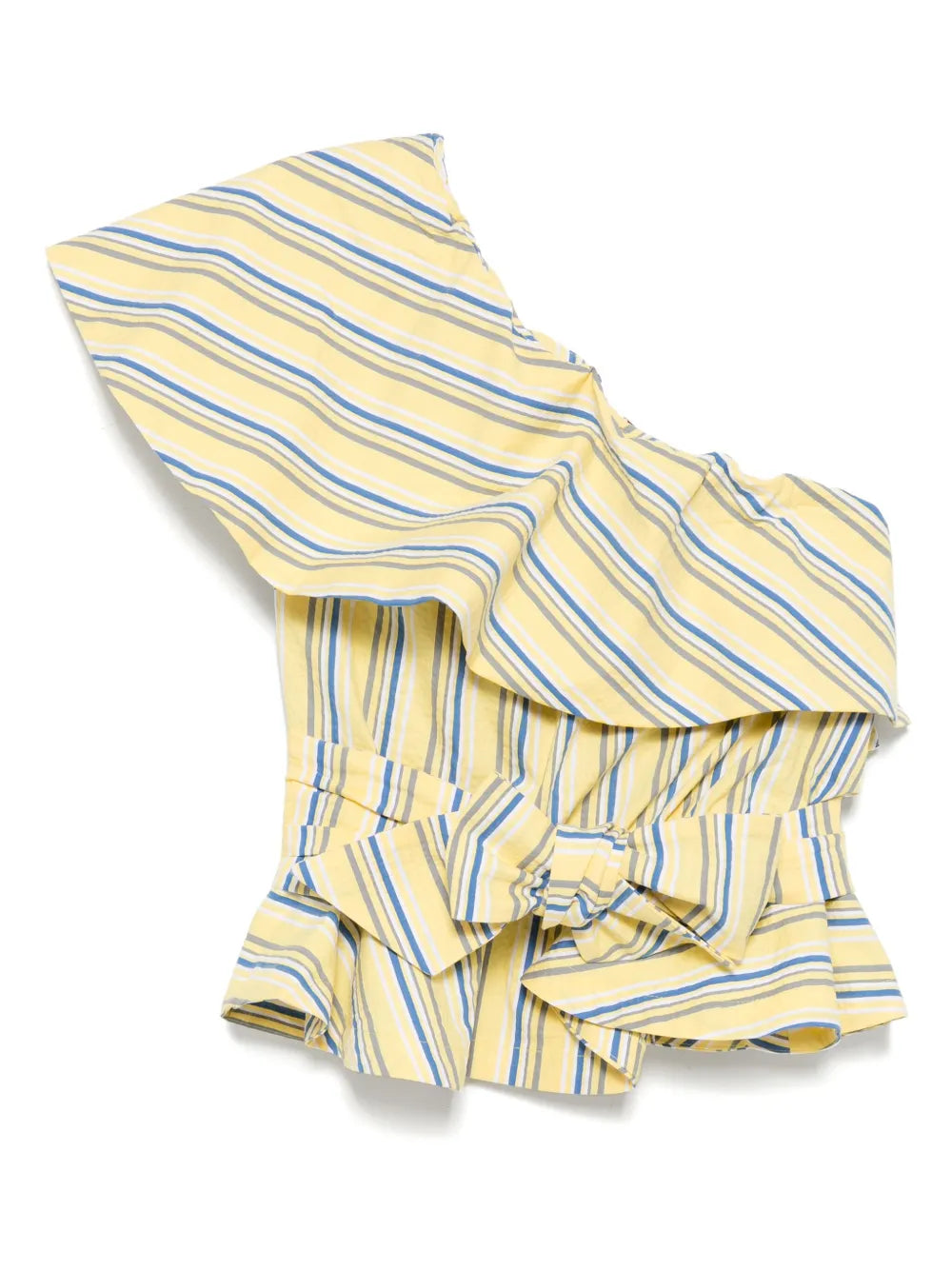 One-Shoulder Striped Top