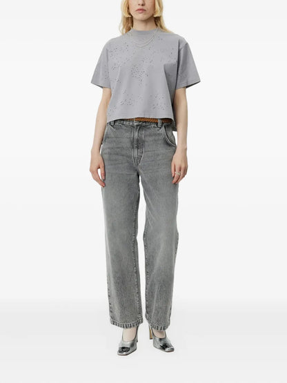 Distressed-Effect T-Shirt
