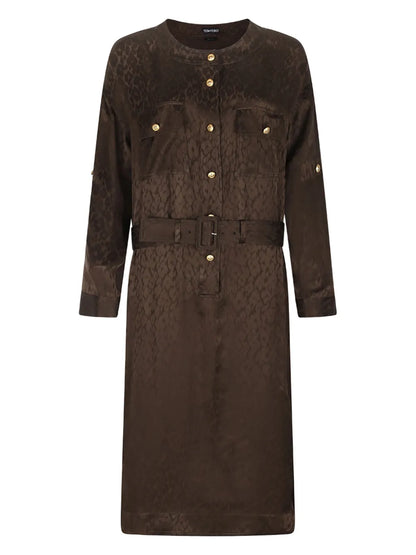 Belted Shirt Dress