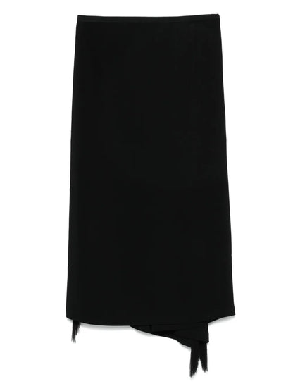 Fringed Midi Skirt