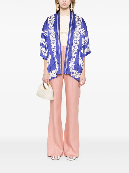 Floral-Print Jacket