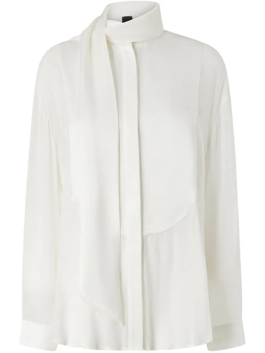 Scarf-Neck Shirt