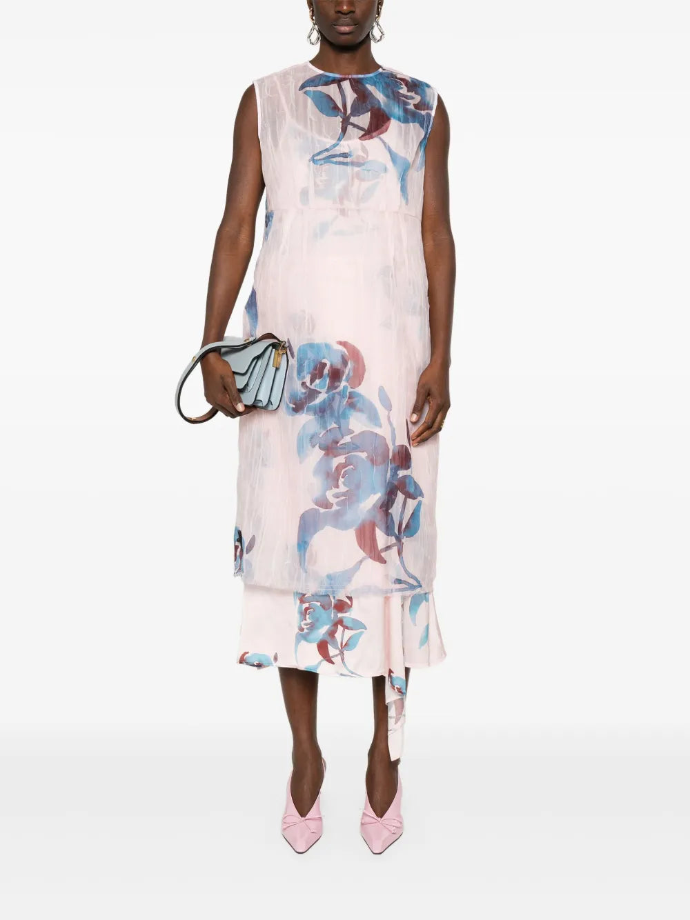 Printed Midi Dress