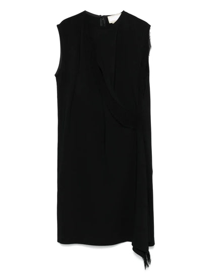 Crepe Mini Dress
