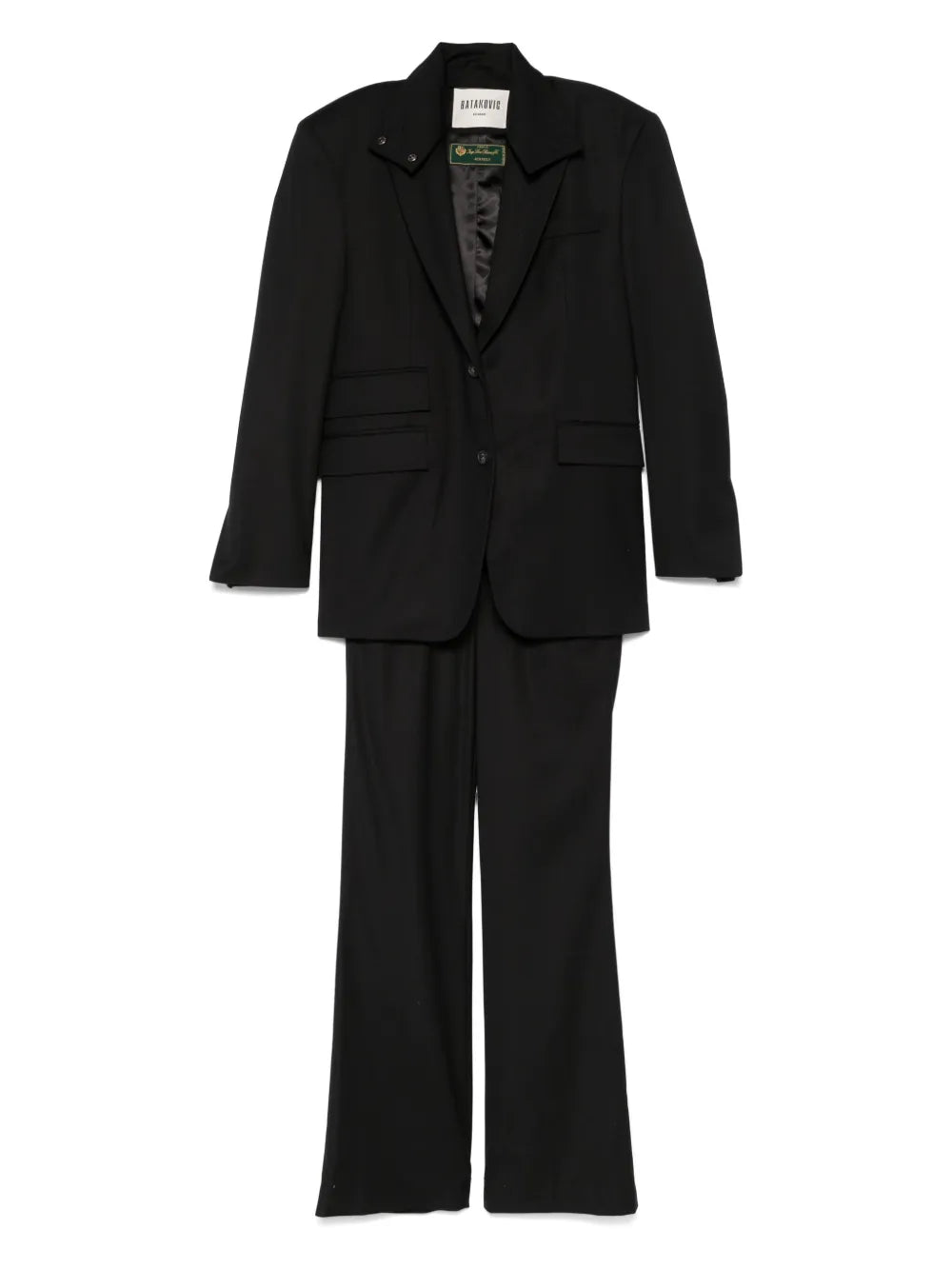 Detachable-Suspenders Suit