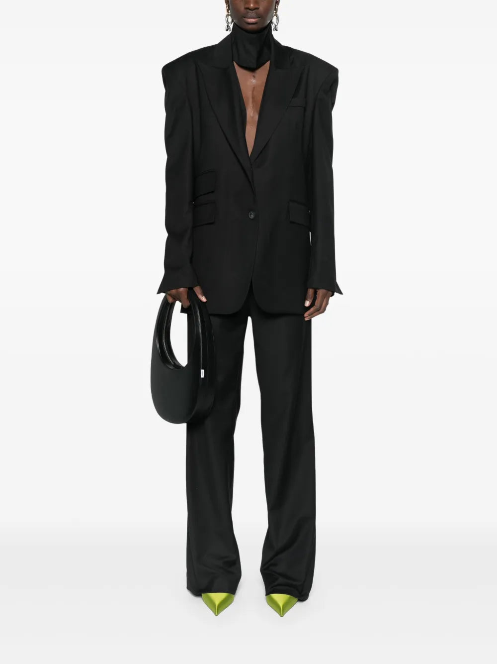 Detachable-Suspenders Suit