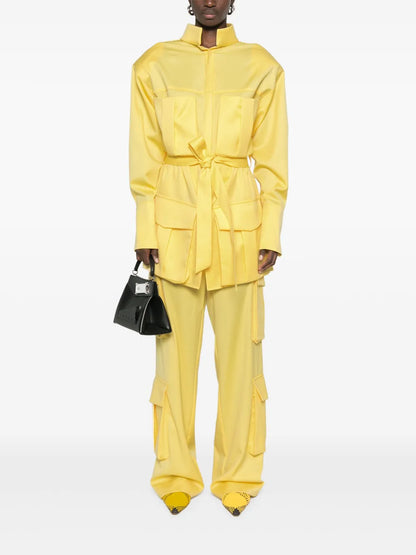Multilple-Pockets Trousers Set