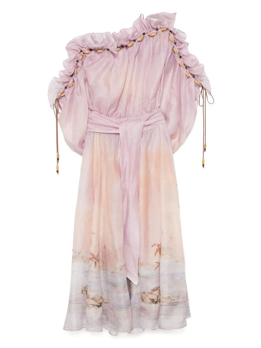 Dawning Ruffle Maxi Dress