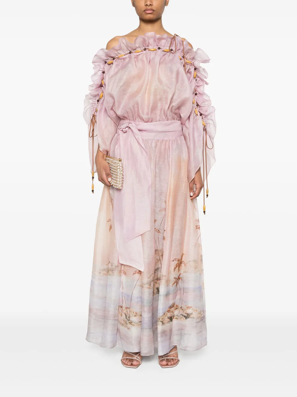 Dawning Ruffle Maxi Dress