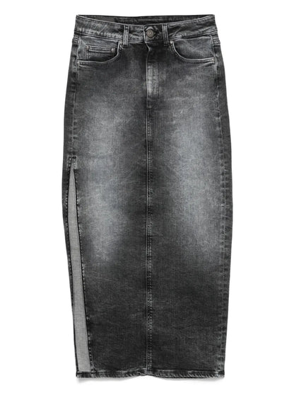 Denim Midi Skirt