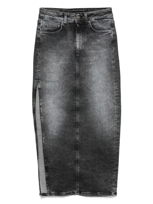 Denim Midi Skirt