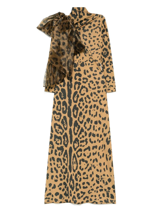 Leopard-Print Dress