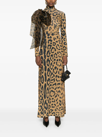 Leopard-Print Dress
