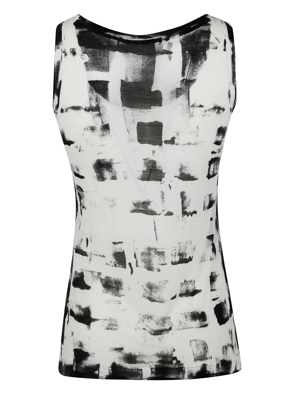 Abstract-Print Tank Top