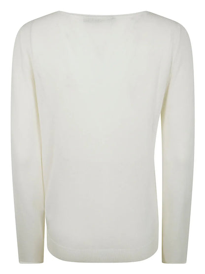 Asymmetric-Panel Sweater