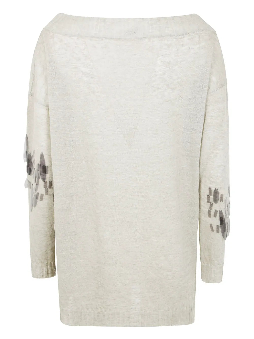 Sequin-Embroidered Sweater
