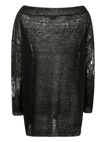 Sequin-Embellished Sweater