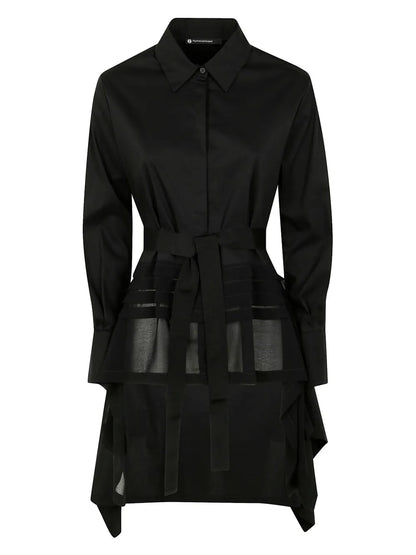 Asymmetric-Hem Shirt