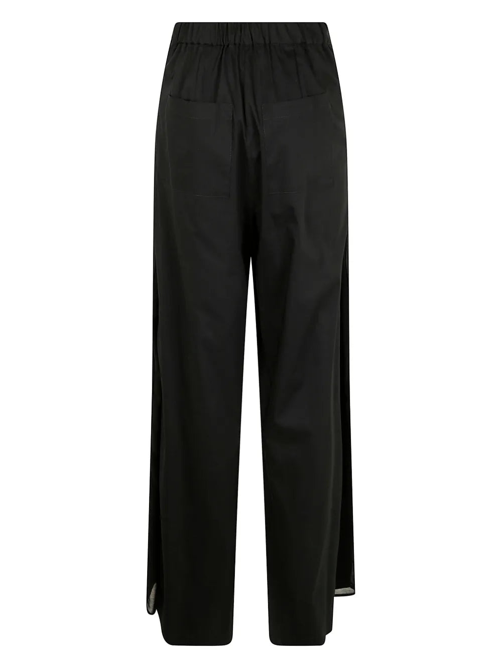 Pleat-Front Wide-Leg Trousers