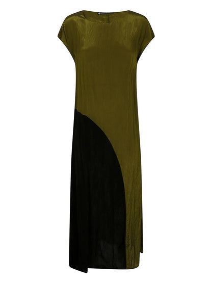 Colour-Block Maxi Dress