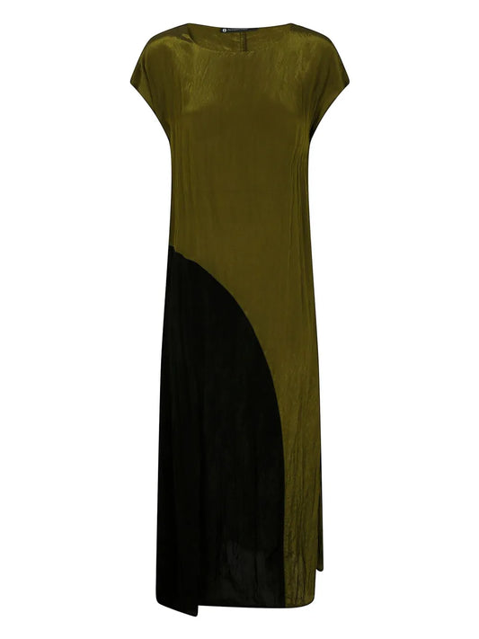 Colour-Block Maxi Dress