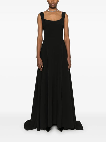 Dart-Detailed Gown