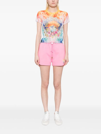 Printed Mesh T-Shirt