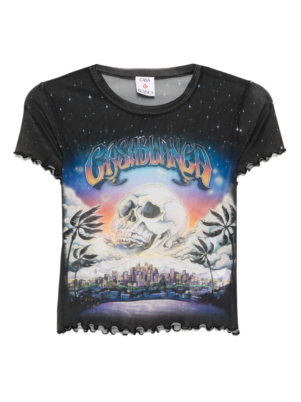Printed Mesh T-Shirt