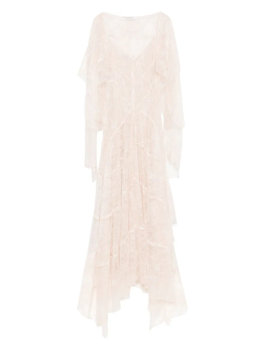 Floral-Lace Maxi Dress