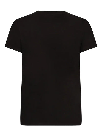 Brooch-Embellished T-Shirt