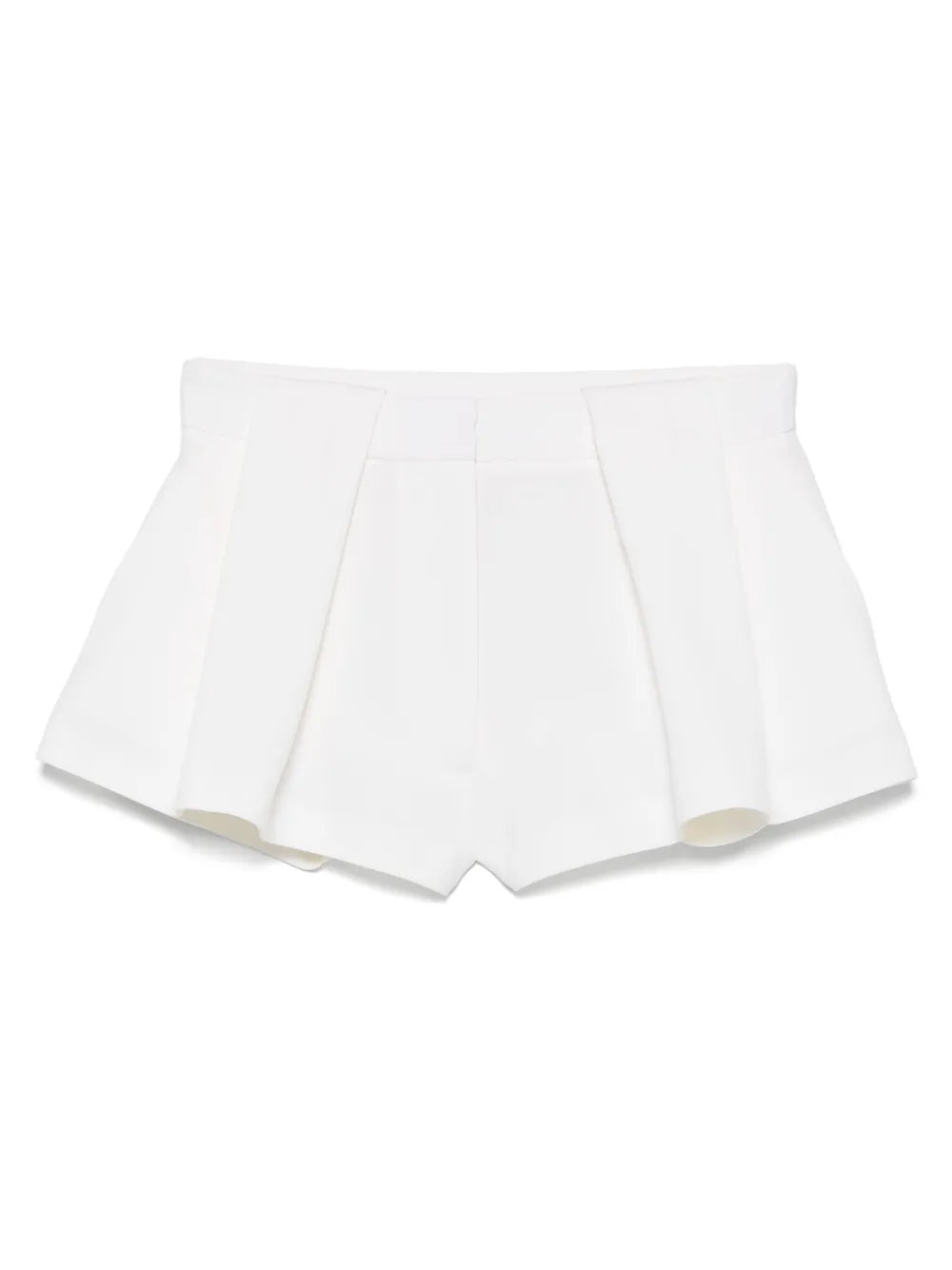 Panelled Pleated Shorts