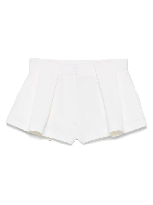Panelled Pleated Shorts