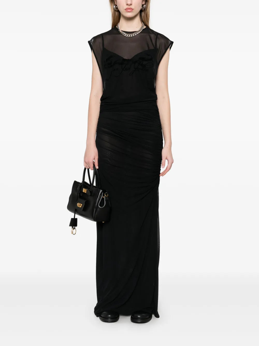 Layered Ruched Dress