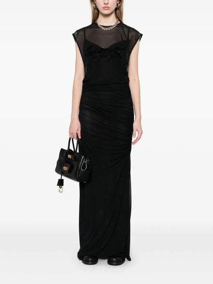 Layered Ruched Dress
