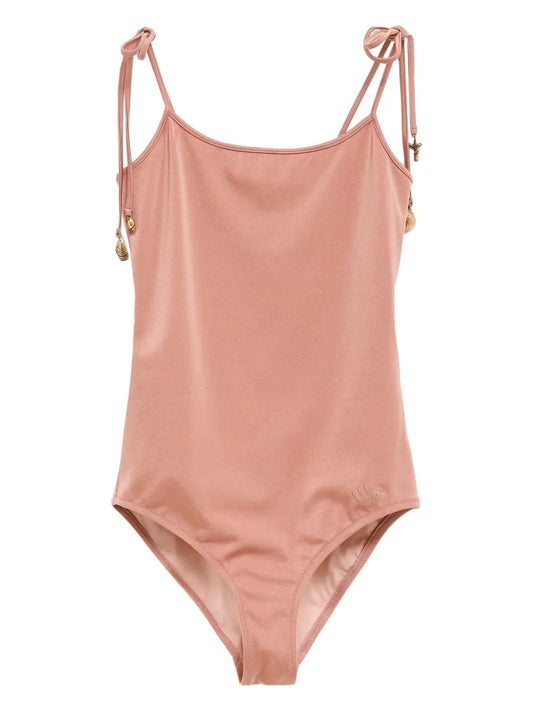 Knotted-Strap Swimsuit