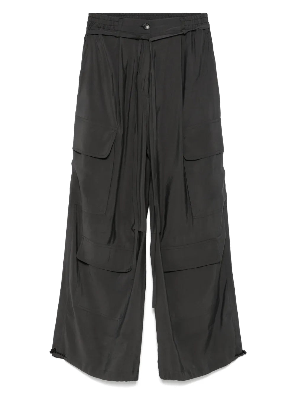 Wide-Leg Cargo Pants