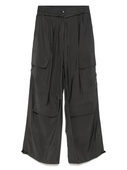 Wide-Leg Cargo Pants