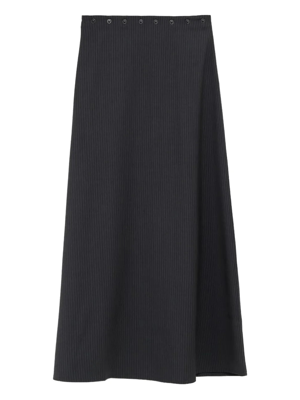Pinstripe Midi Skirt